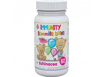 immunity gummies bears echinacea 60 pektinovych bonbonu