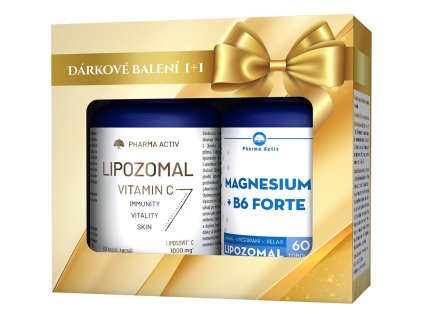 Lipozomal Magnesium+B6 forte tob.60 + Lipozomal Vitamin C 1000mg cps.60