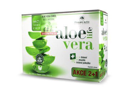 AloeVeraLife 3x1000ml + Aloe Vera Cubes 10g