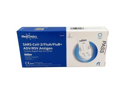 MedOmics SARS-CoV-2/FluA/FluB+ADV/RSV Antigen rapid test kit 1ks