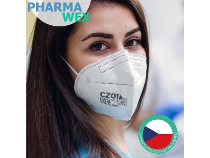 Český nano respirátor FFP2 CZ01 bílý