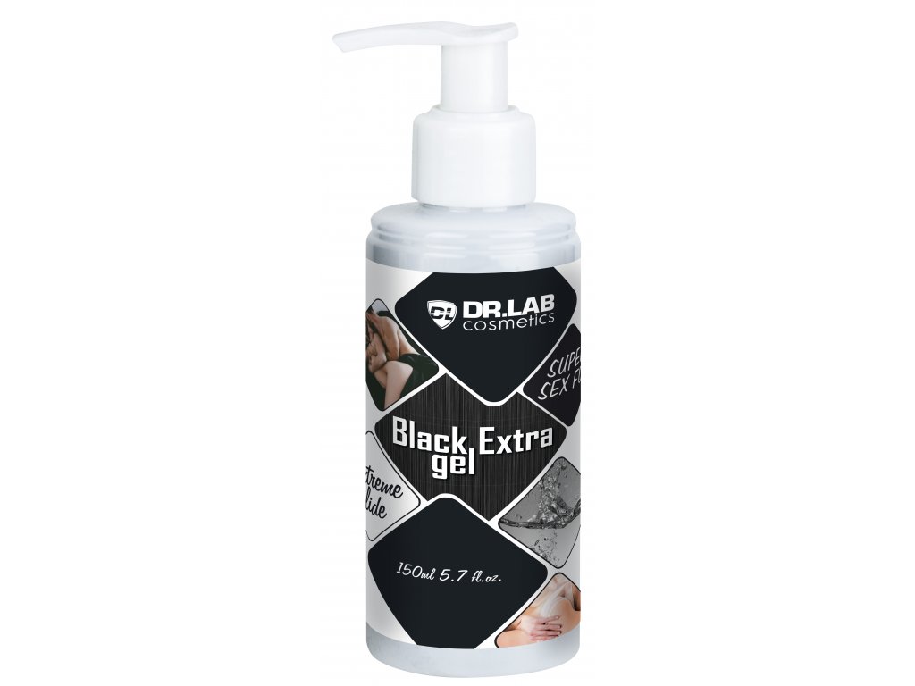 2968 1 dr lab cosmetics black extra gel 150ml