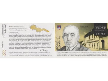 vlastni znamky zs 0092 prezident emil hacha 2 komplet 209360344