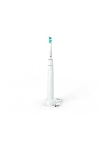 Електрическа звукова четка за зъби Philips Sonicare 3100 Series HX3671/13, бял цвят