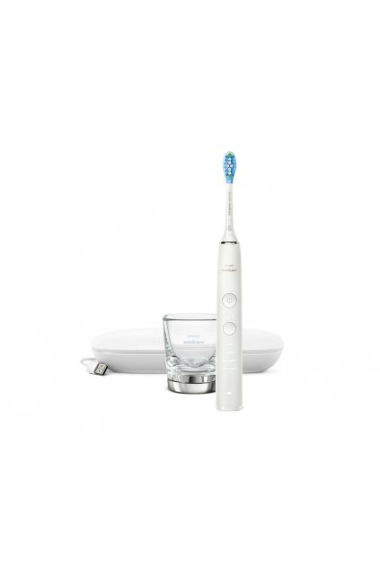 Електрическа звукова четка за зъби Philips Sonicare DiamondClean New Generation, бяла HX9911/27