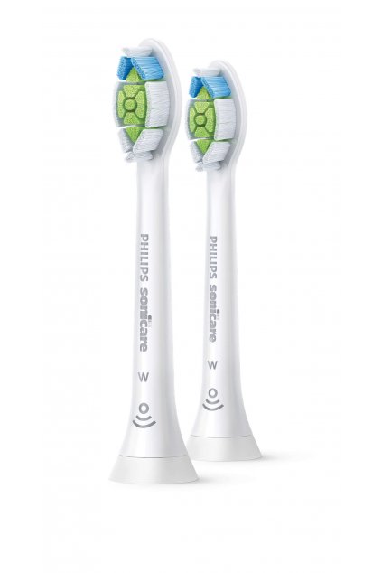 Стандартни глави за звукова четка за зъби 2 броя Philips Sonicare Optimal White HX6062/10, бяло