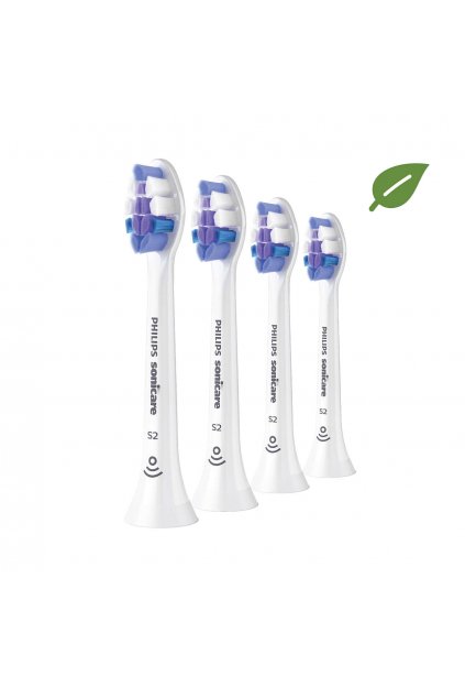 Стандартни глави за звукова четка за зъби Philips Sonicare Sensitive S2 4 броя HX6054/10