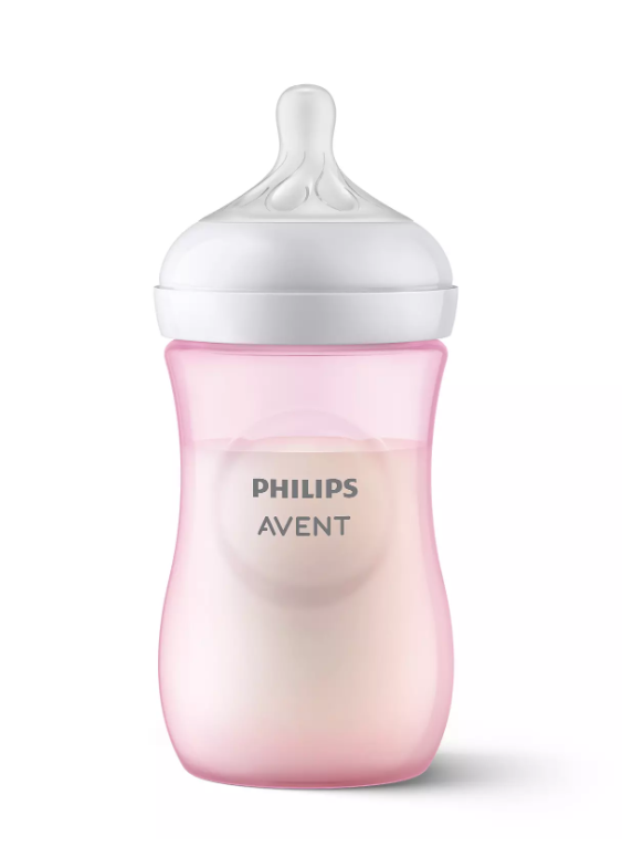 Бутилка за бебе Philips Avent Natural Response SCY903/11, розова