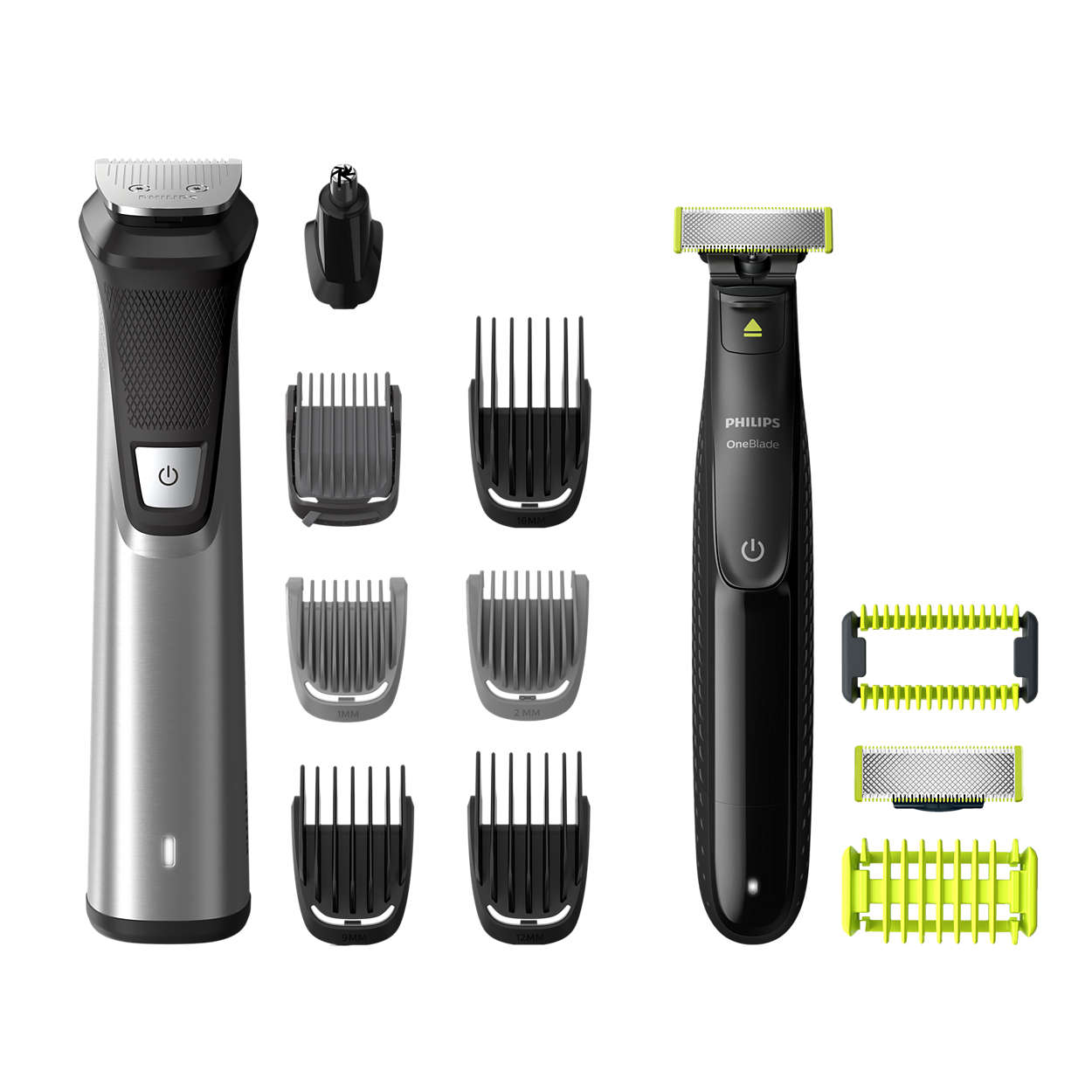 Multigroom „13 в 1“ за лице, коса и тяло + OneBlade за лице и тяло Philips Series 9000 MG9720/90