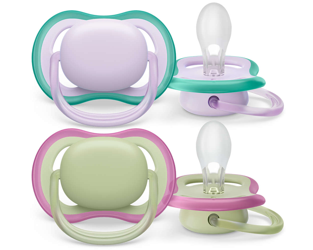 Залъгалка Philips Avent ultra air 0-6 м. 2 бр. SCF085/24