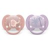 Philips Avent ultra soft 0-6 м. 2 бр. розова, лилава  Залъгалка