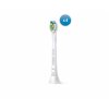 Стандартни глави за звукова четка за зъби 4 броя Philips Sonicare W2c Optimal White HX6074/27, бяло