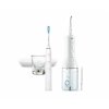 Електрическа звукова четка за зъби и преносим зъбен душ Philips Sonicare DiamondClean 9000 HX3866/43, бяло