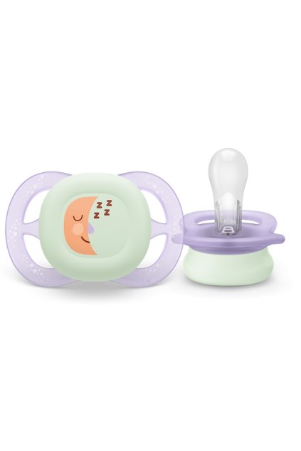 Philips Avent Ultrastart nočný 0-2m, obr. dievča, 2 ks  Cumlík