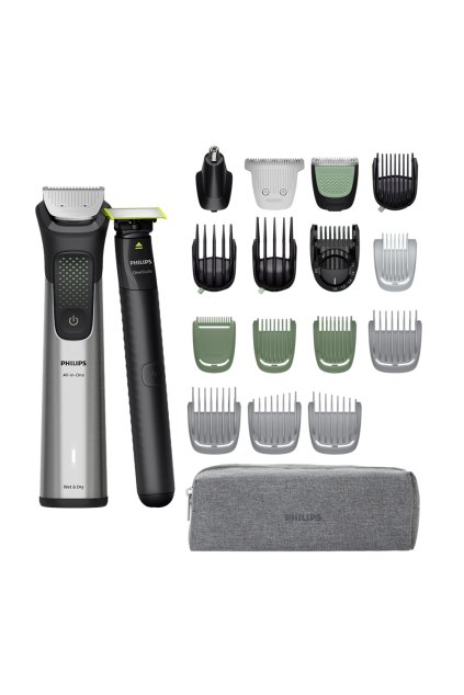 Philips Series 9000  Multifunkčný zastrihávač + OneBlade na tvár