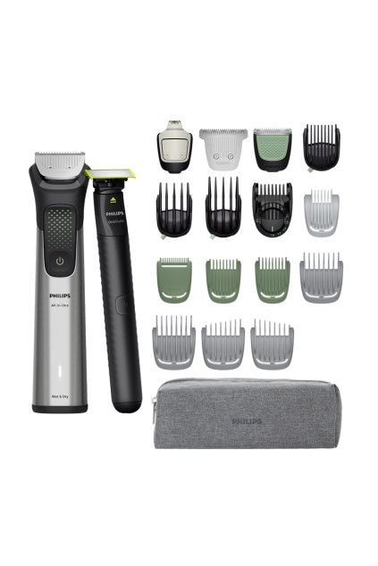 Philips Series 9000  Multifunkčný zastrihávač + OneBlade na tvár