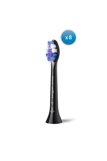 Philips Sonicare Sensitive 8 ks, Black  Náhradná hlavica