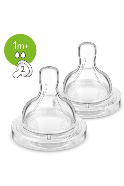 Cumlík Philips Avent Anti-colic/Klasik+. od 1 mesíce 2ks SCF632/27