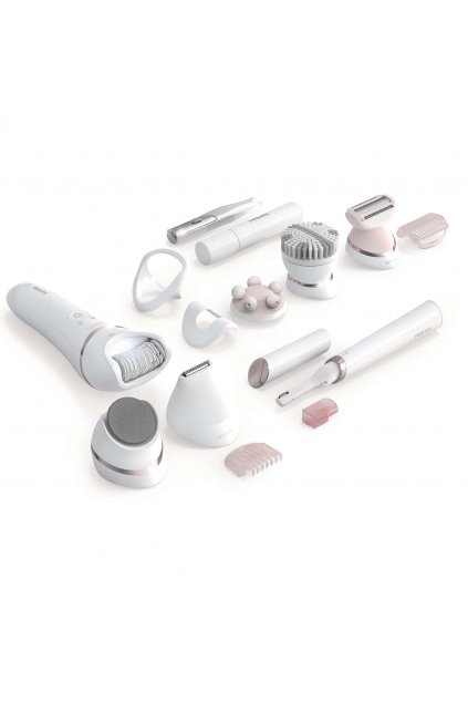 Epilátor na mokré a suché holenie Philips Beauty Set Series 9000. 12 ks príslušenstvo BRE740/90