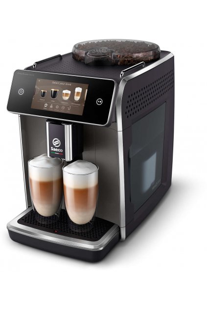 Saeco Gran Aroma Deluxe Automatický kávovar s prémiovým dotykovým displejom inteligentný, pripojenie cez wifi SM6682/10