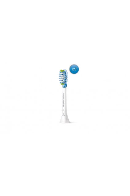 Štandardná veľkosť hlavice sonickej kefky Philips Sonicare Premium Plaque Defense HX9045/17, 4+1 ks