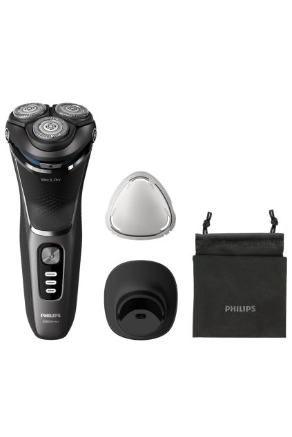 Philips Series 3000 na suché a mokré holenie  Pánsky elektrický holiaci strojček