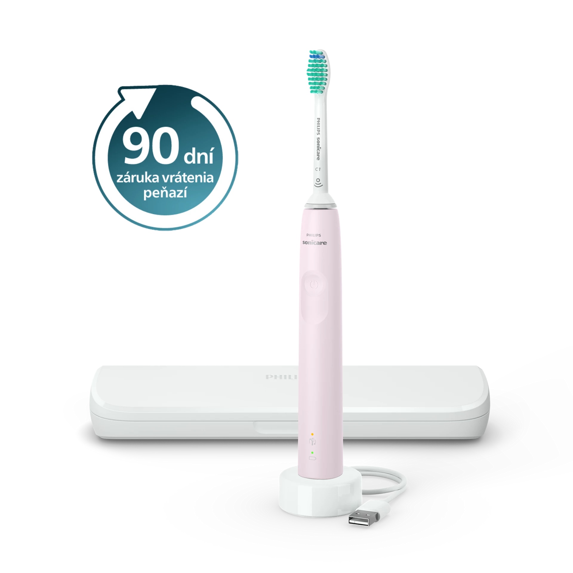 E-shop Sonická zubná kefka Philips Sonicare 3100 Pink HX3673/11