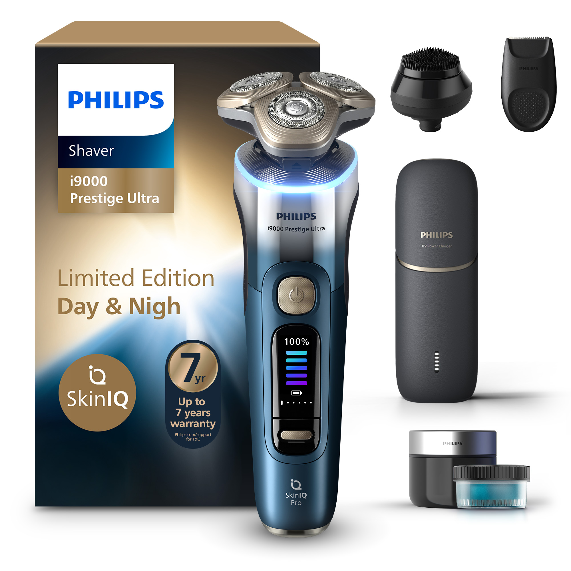Pánsky elektrický holiaci strojček Philips Series i9000 Prestige Ultra Day&Night Edícia XP9406/65
