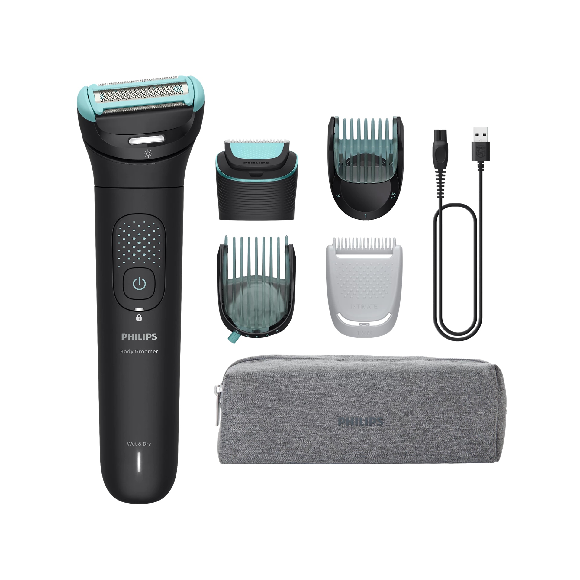E-shop Vodeodolný zastrihávač tela a intímnych partií Philips Series 7000 BG7470/15