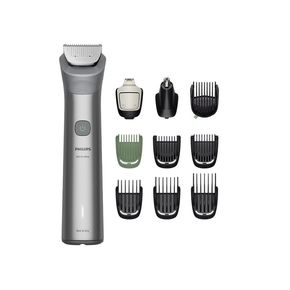 E-shop Multifunkčný zastrihávač na tvár, vlasy a telo 10v1 Philips Series 5000 MG5921/15