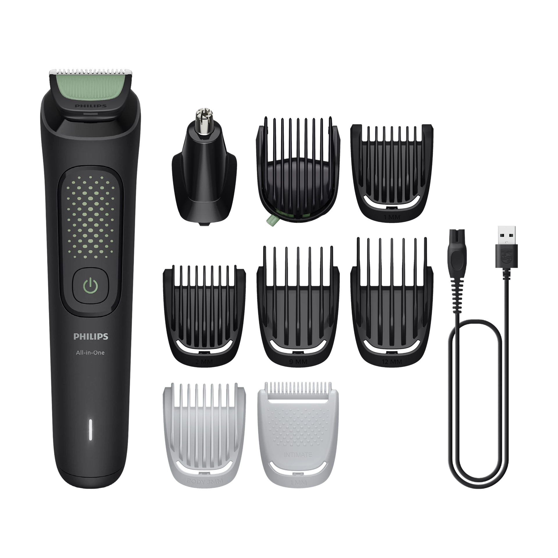 E-shop Multifunkčný zastrihávač na tvár, vlasy a telo 9v1 Philips Series 3000 MG3945/15