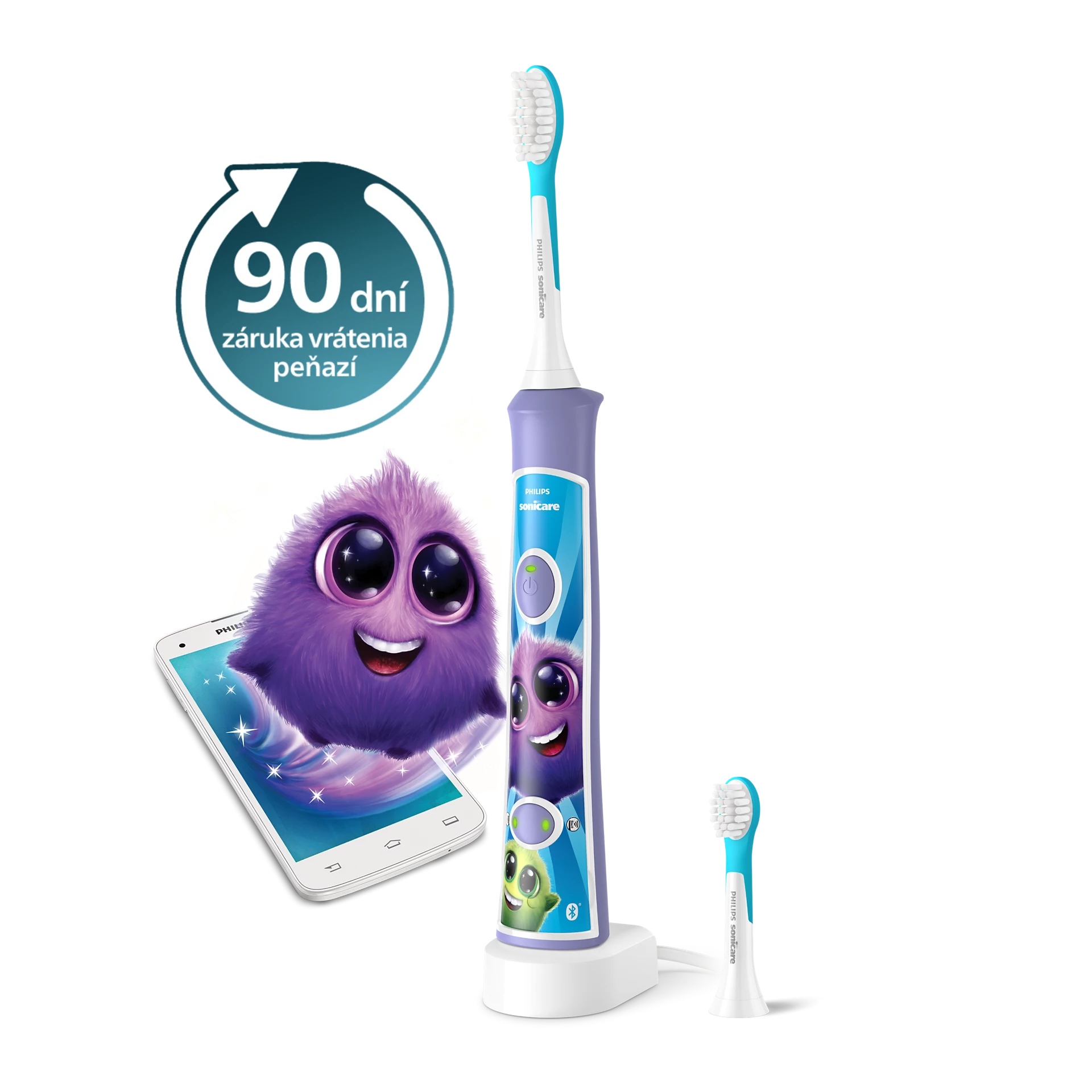 E-shop Sonická elektrická zubná kefka pre deti s pripojením Bluetooth Philips Sonicare for Kids