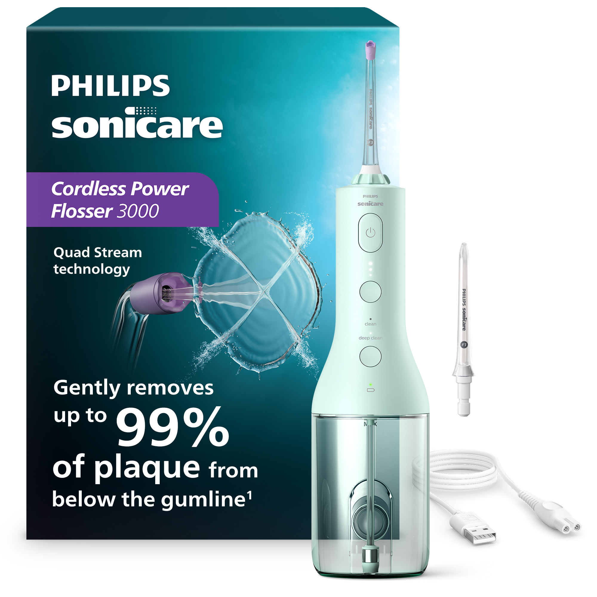 Prenosná ústna sprcha Philips Sonicare HX3826/24