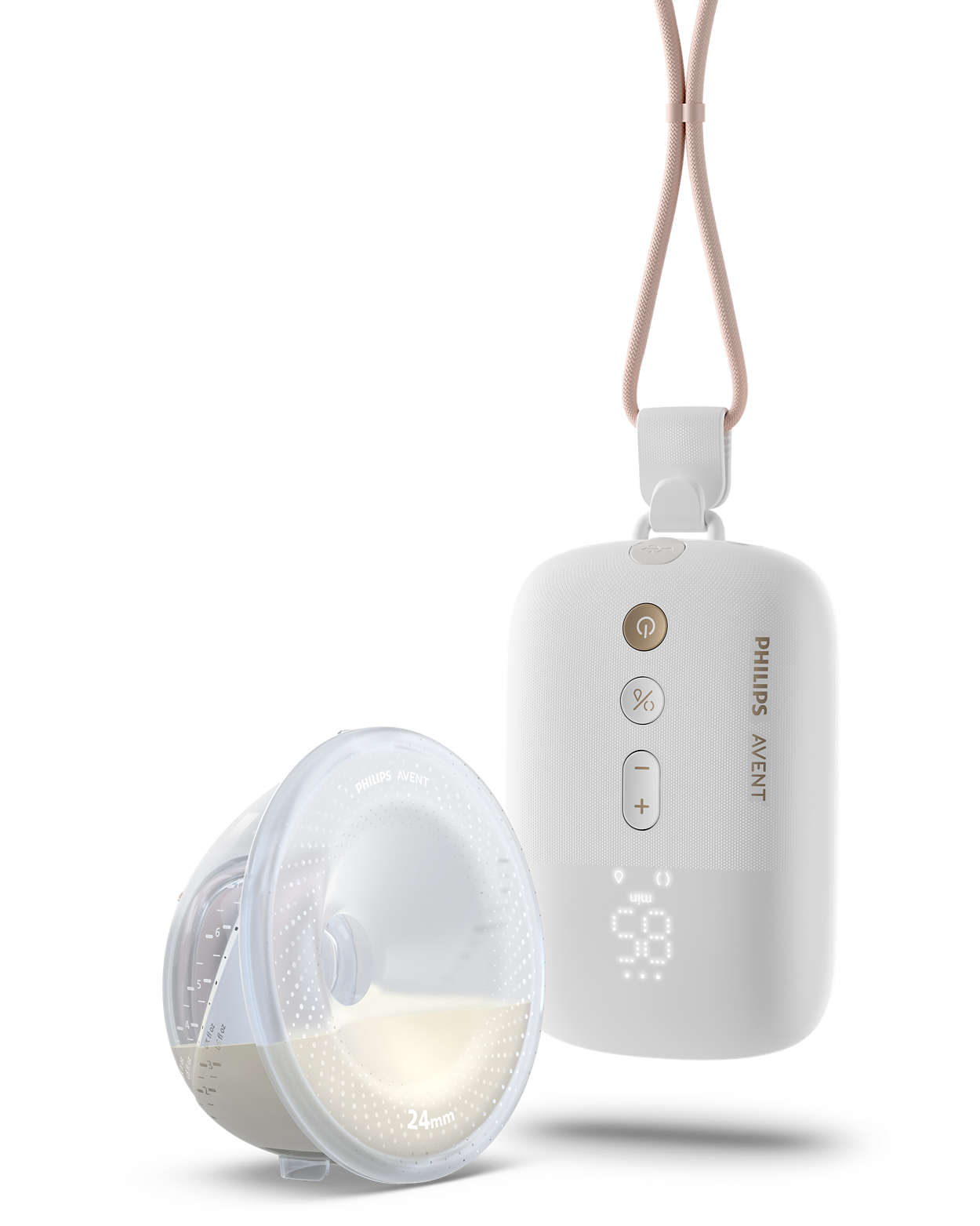 E-shop Odsávačka Philips Avent Premium Plus Hands-Free Elektrická odsávačka materského mlieka SCF531/11