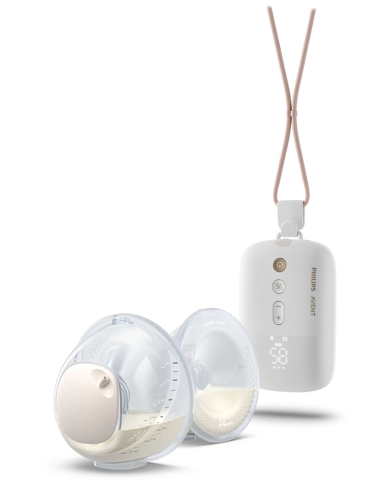 E-shop Odsávačka Philips Avent Premium Plus Hands-Free Duo Elektrická odsávačka materského mlieka SCF532/11