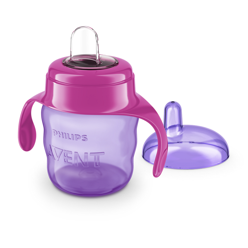E-shop Hrnček s držadlami Philips Avent Classic 200ml. 6m+. ružový SCF551/03
