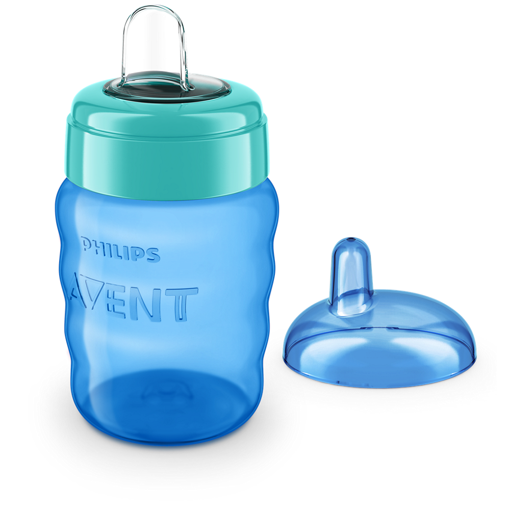 E-shop Hrnček Philips Avent Classic 260ml. 9m+. modrý SCF553/05