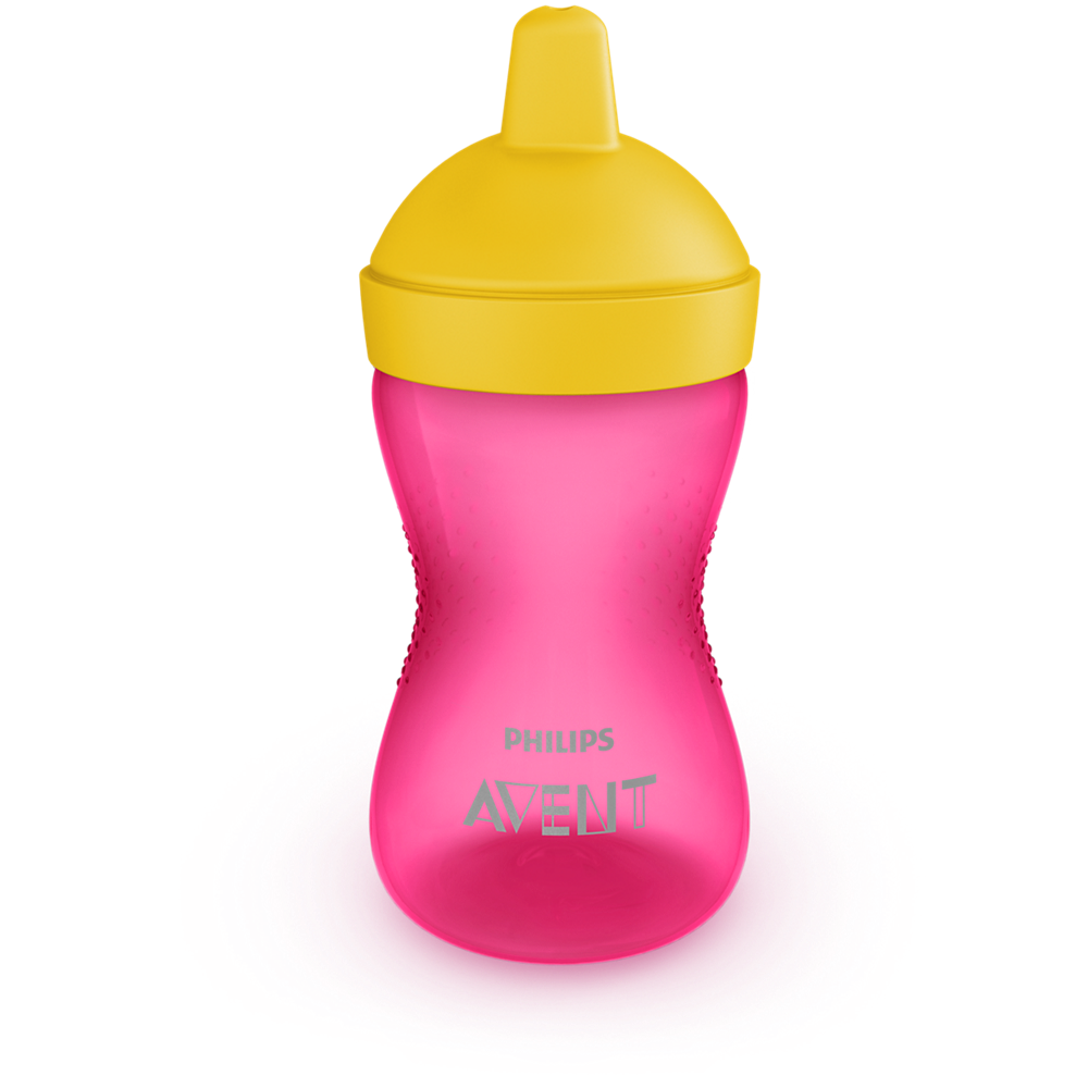E-shop Hrnček s tvrdým náustkom Philips Avent. 9m+. 300ml. ružový SCF804/04