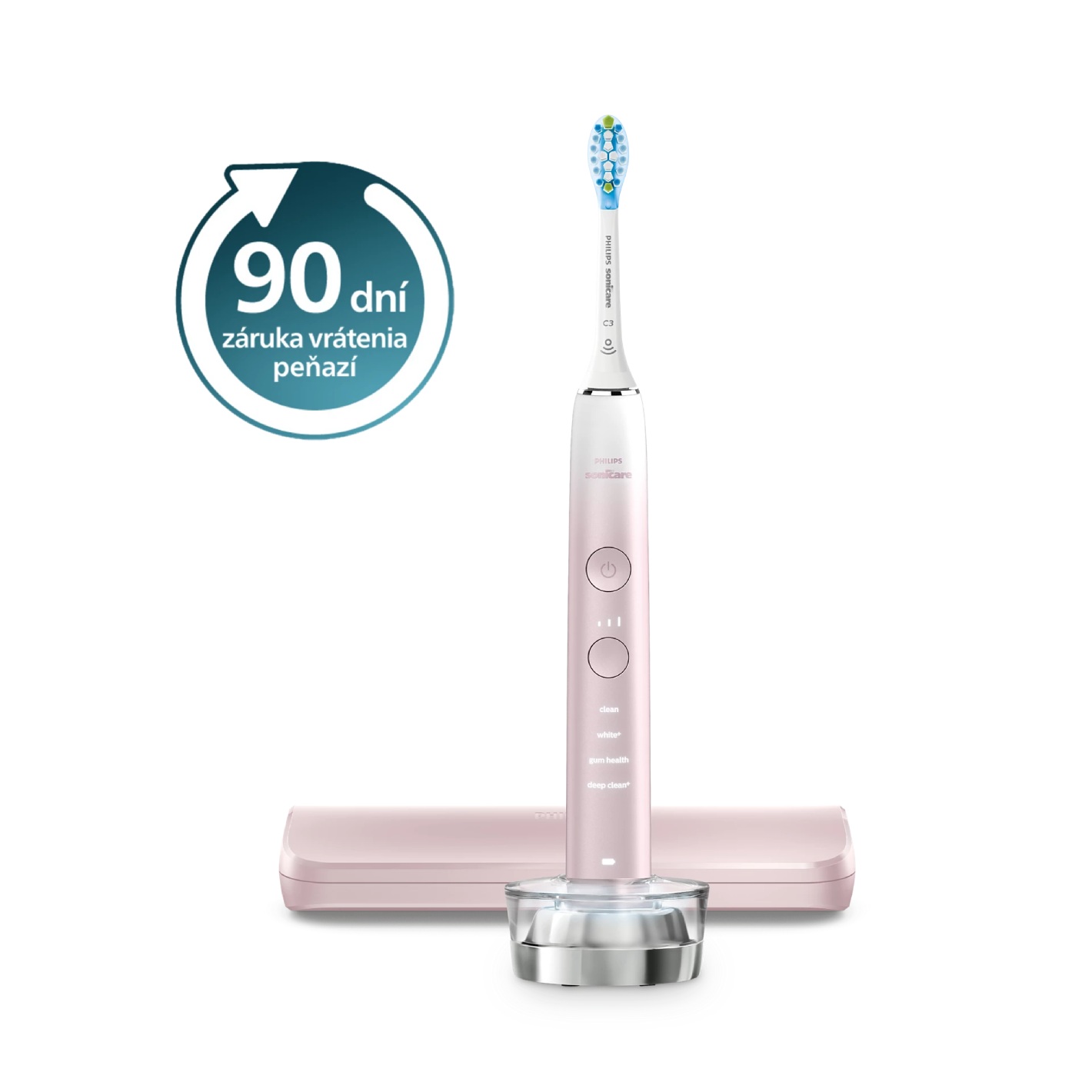 E-shop Sonická zubná kefka Philips Sonicare DiamondClean novej generácie Pink HX9911/84