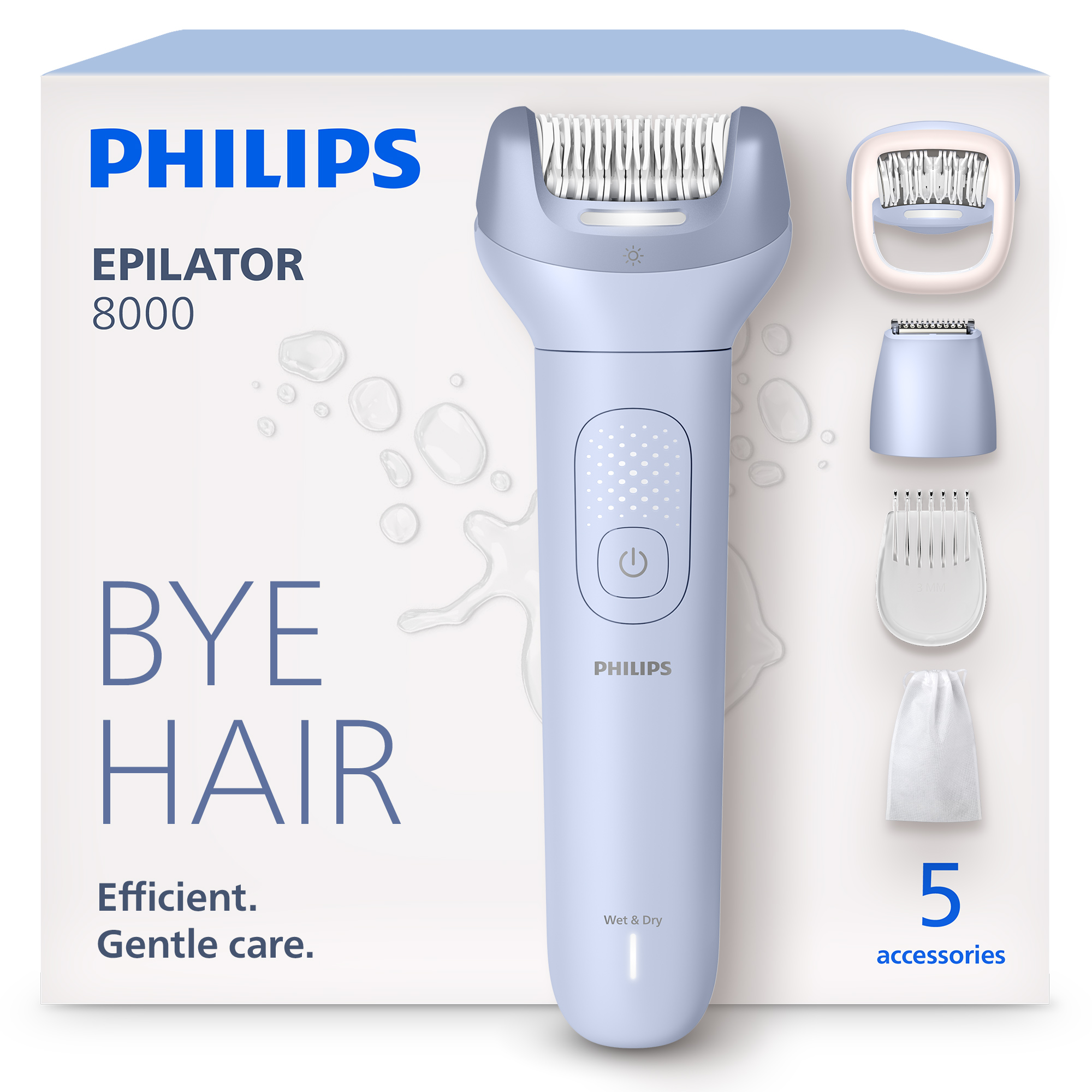 Epilátor Philips 8000 BRE711/00