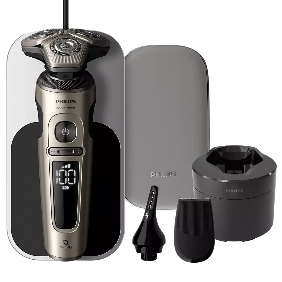 E-shop Pánsky elektrický holiaci strojček Philips Series 9000 Prestige Wet & Dry SP9883/36