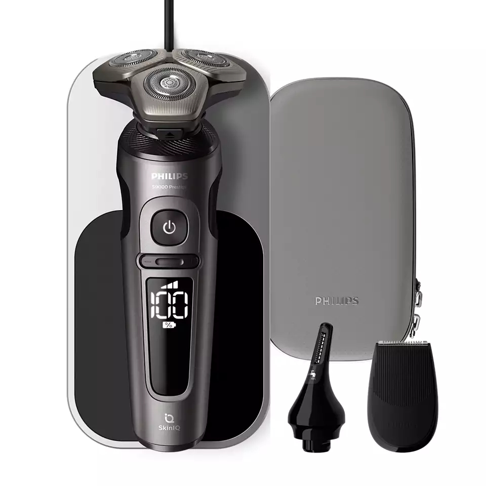 E-shop Pánsky elektrický holiaci strojček Philips Series 9000 Prestige Wet & Dry SP9872/15