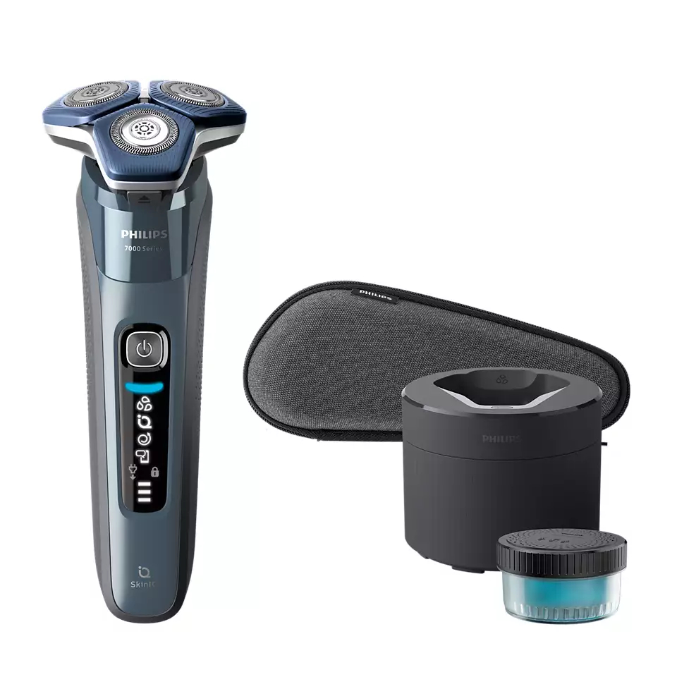 E-shop Pánsky elektrický holiaci strojček Philips Series 7000 Wet & Dry pre citlivú pleť S7882/55