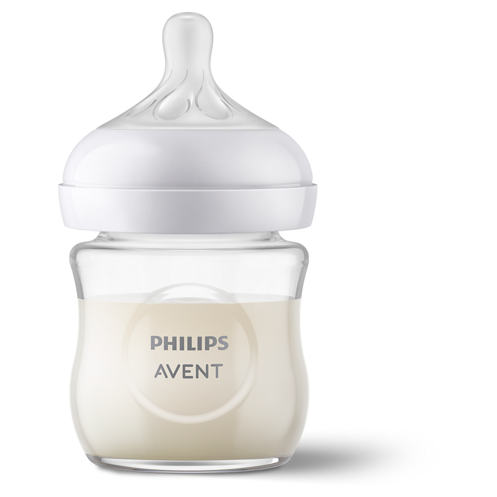 E-shop Fľaša Philips Avent Natural Response sklenená 120 ml, 0m+, 1 ks SCY930/01