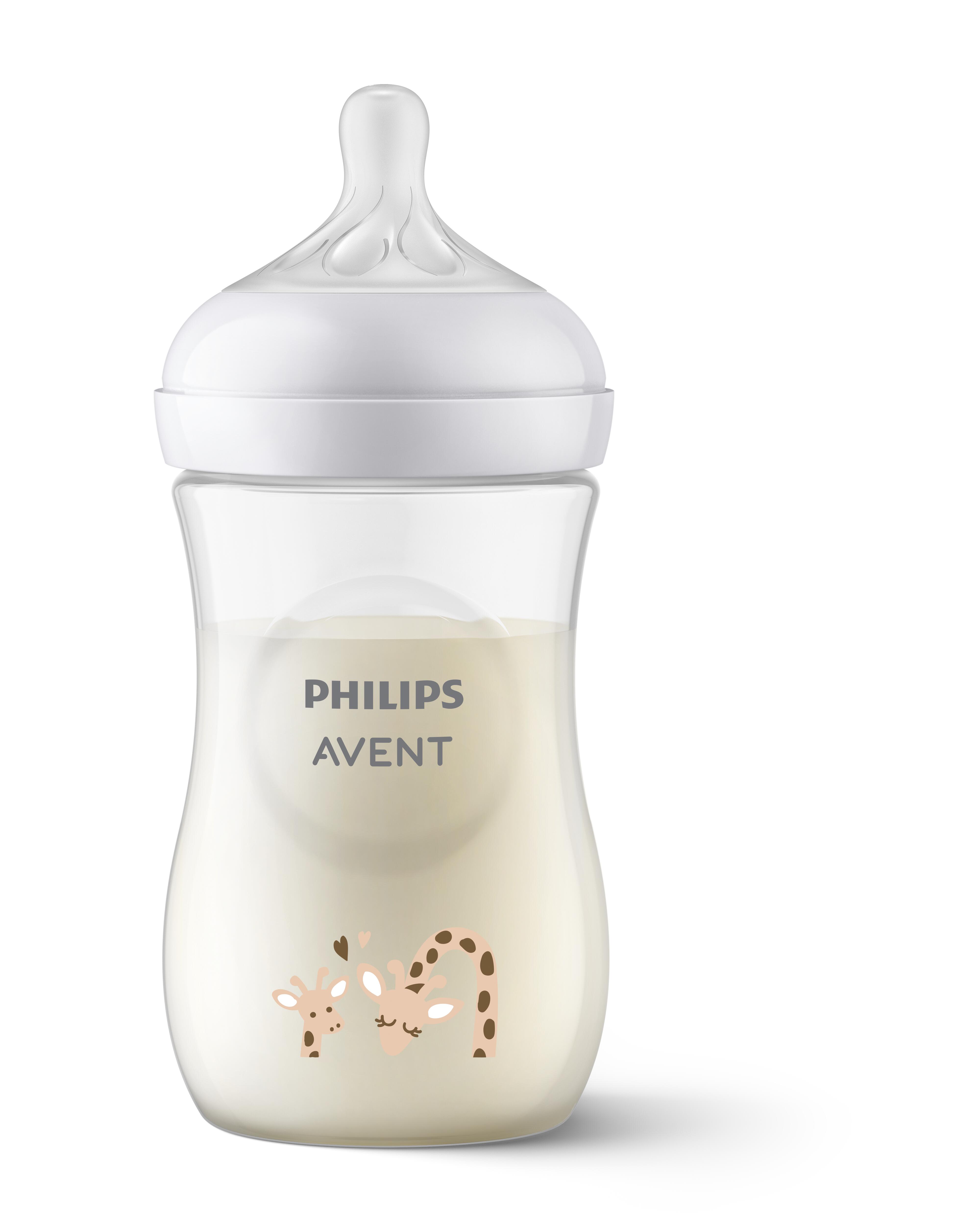 E-shop Fľaša Philips Avent Natural Response 260 ml, 1m+, 1 ks, Žirafa SCY903/66