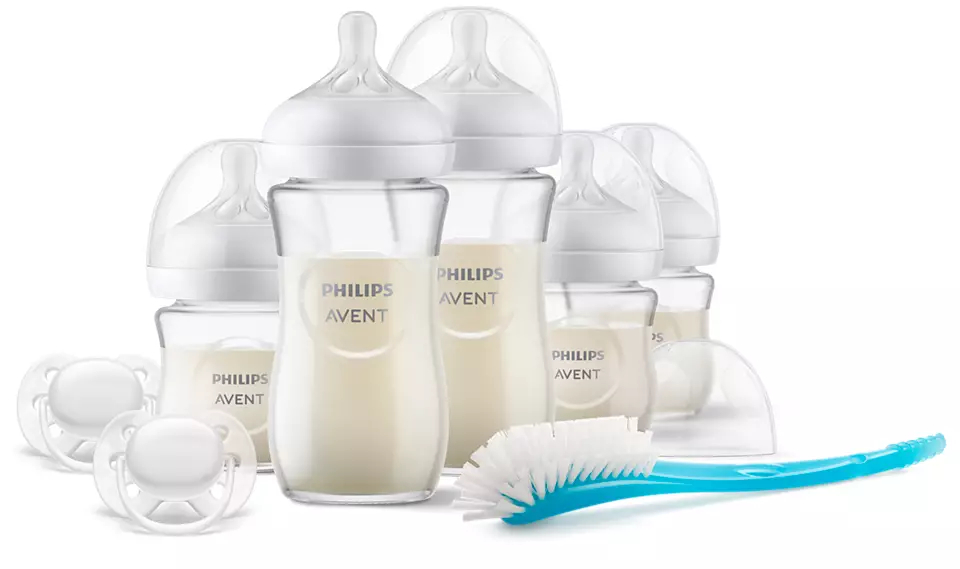E-shop Novorodenecká štartovná sada Philips Avent Natural Response sklenená SCD879/11
