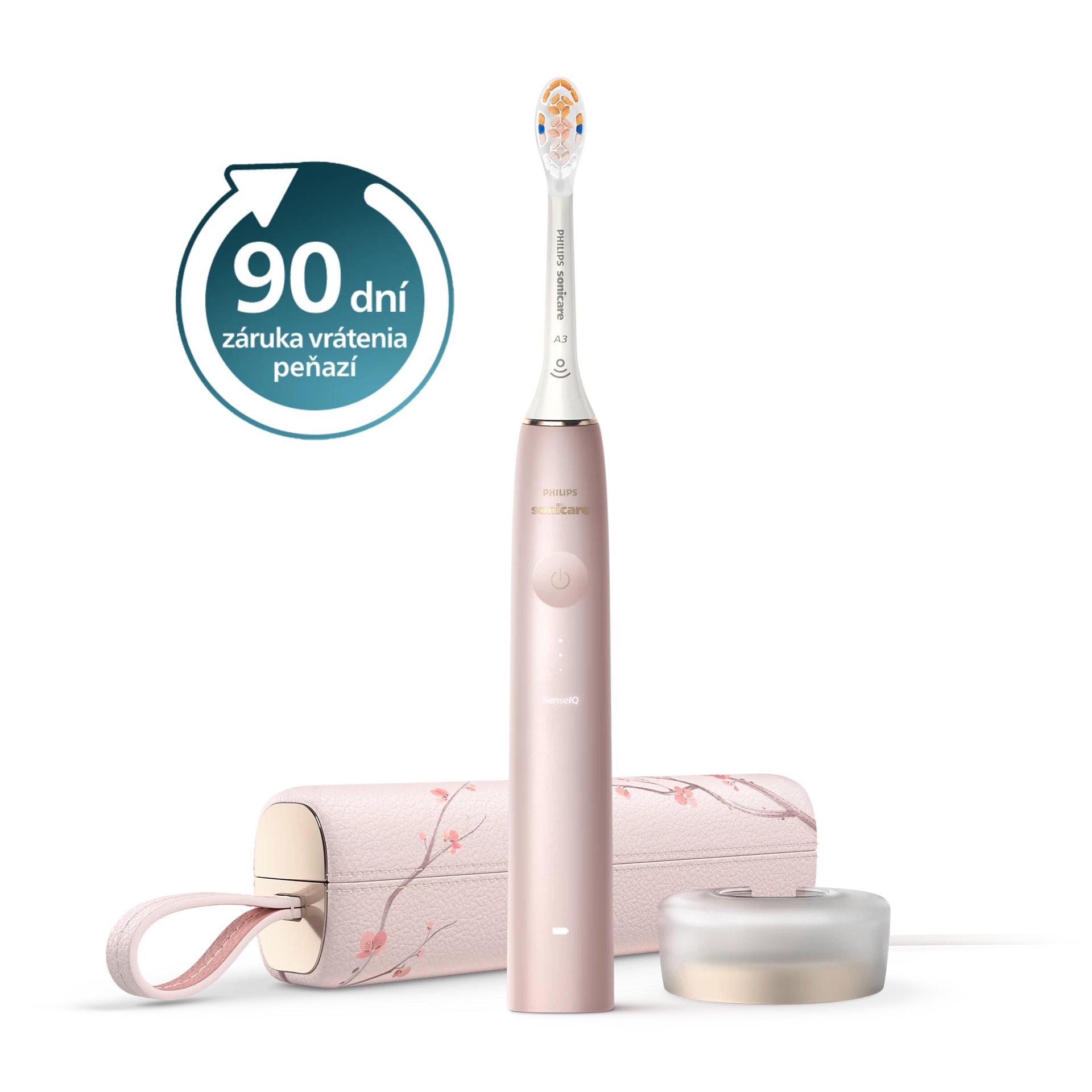 E-shop Sonická zubná kefka Philips Sonicare DiamondClean Prestige Limited Edition s aplikáciou Pink HX9992/31