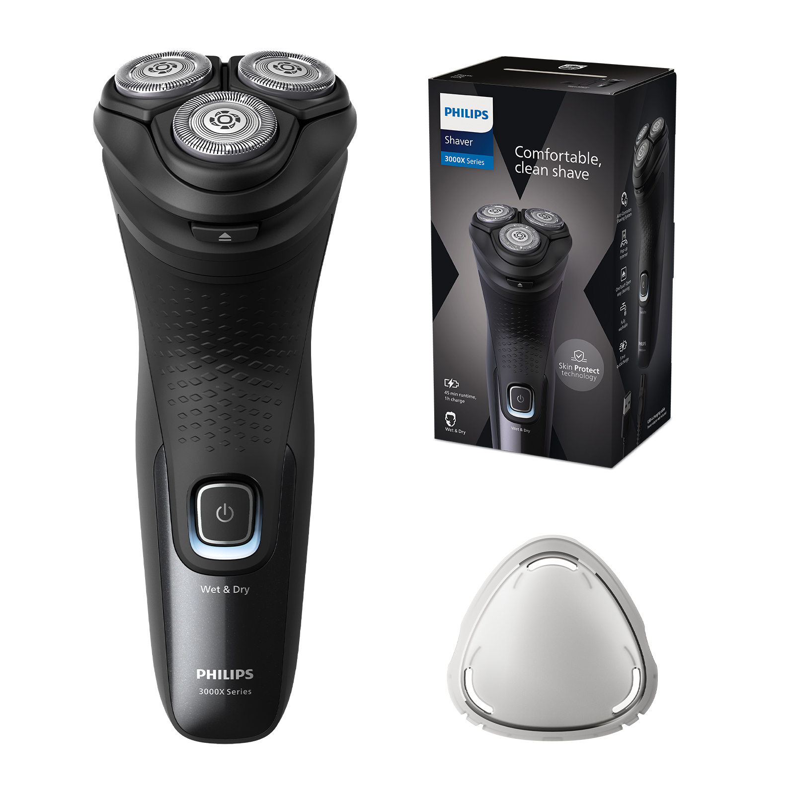 Pánsky elektrický holiaci strojček Philips Series 3000X na suché a mokré holenie  X3051/00