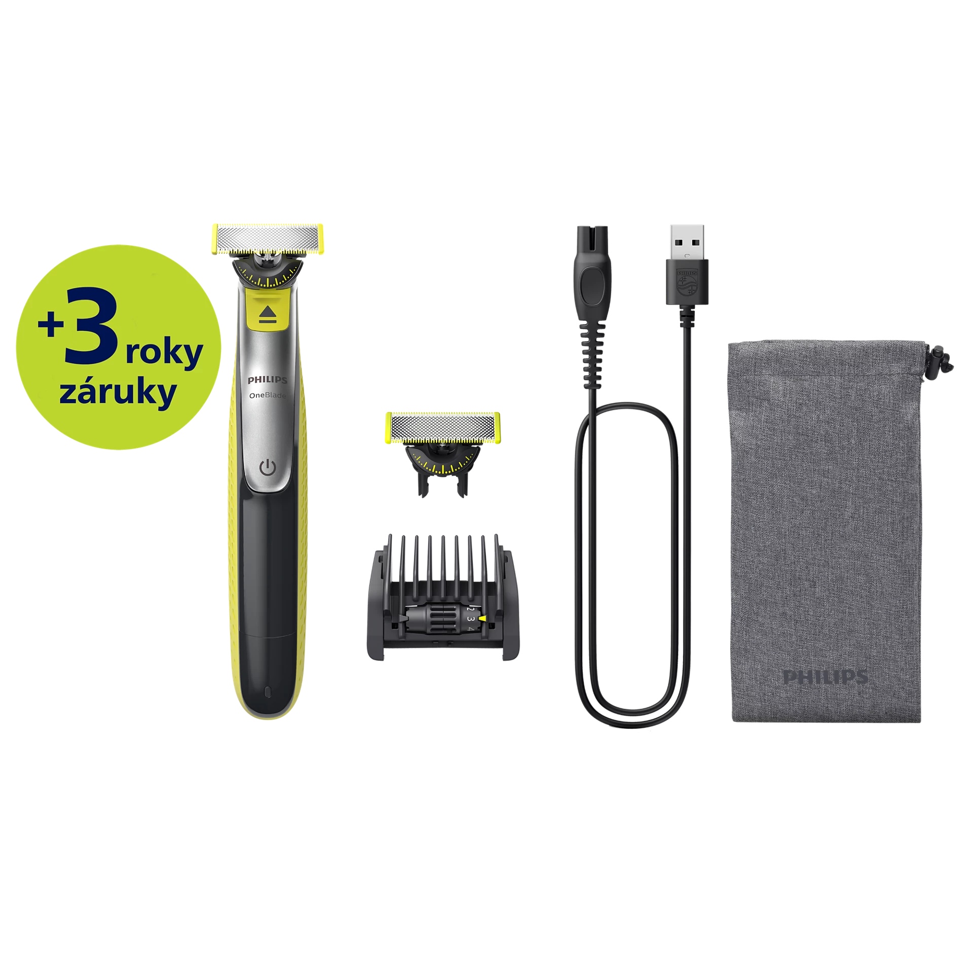 E-shop Hybridný zastrihávač Philips OneBlade 360 na tvár QP2734/31