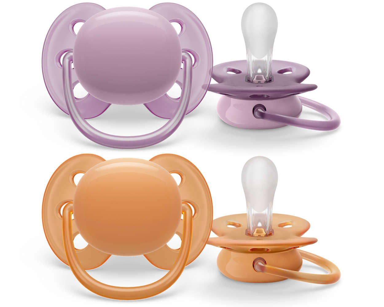 E-shop Cumlík Philips Avent Ultrasoft 6-18m, neutral dievča, 2 ks SCF091/33